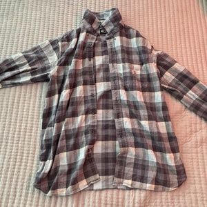 Nice Carhartt Flannel Few Small Spots SIZE XLT